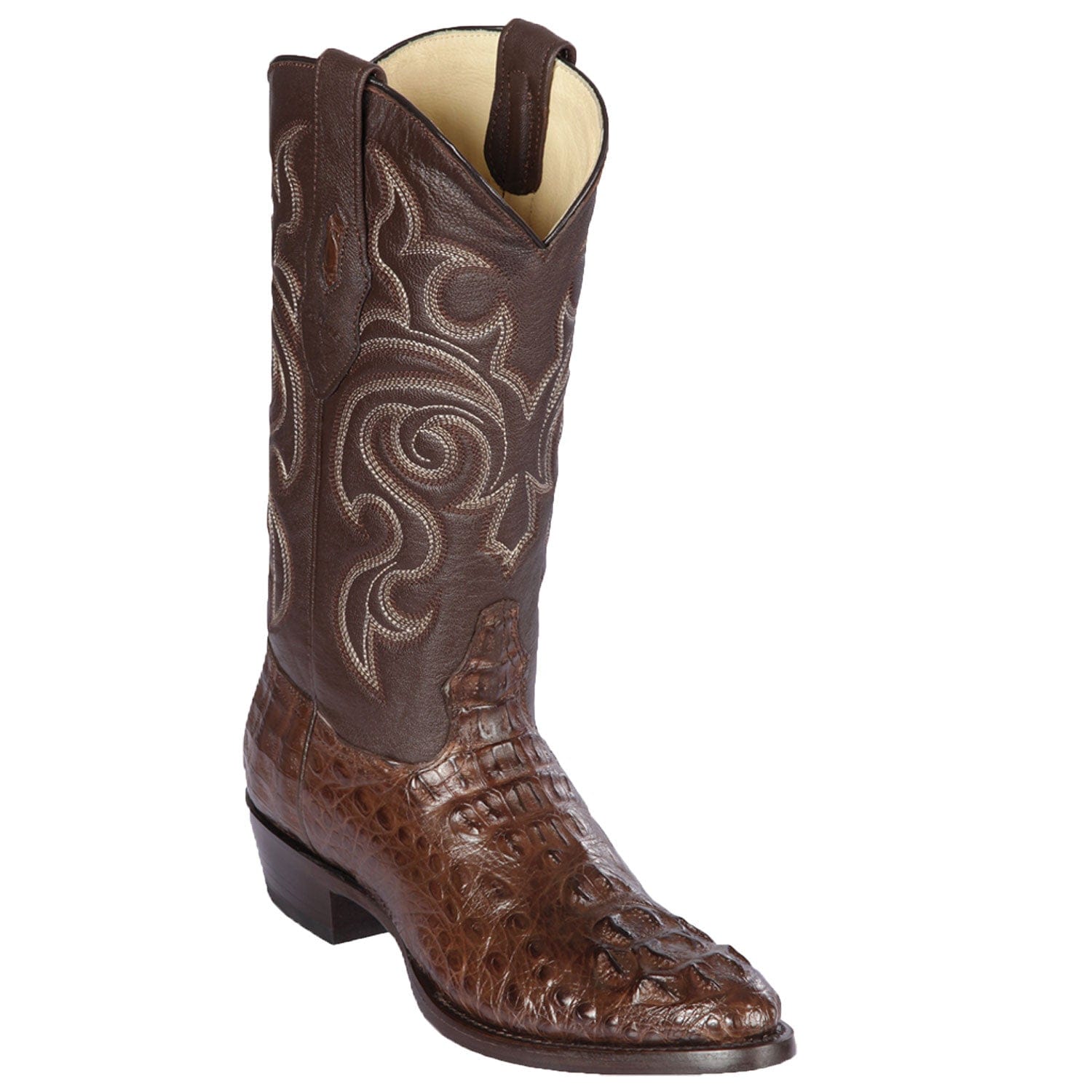 Los Altos Boots Boots Men's Los Altos Caiman Hornback Round Toe Boot 650205