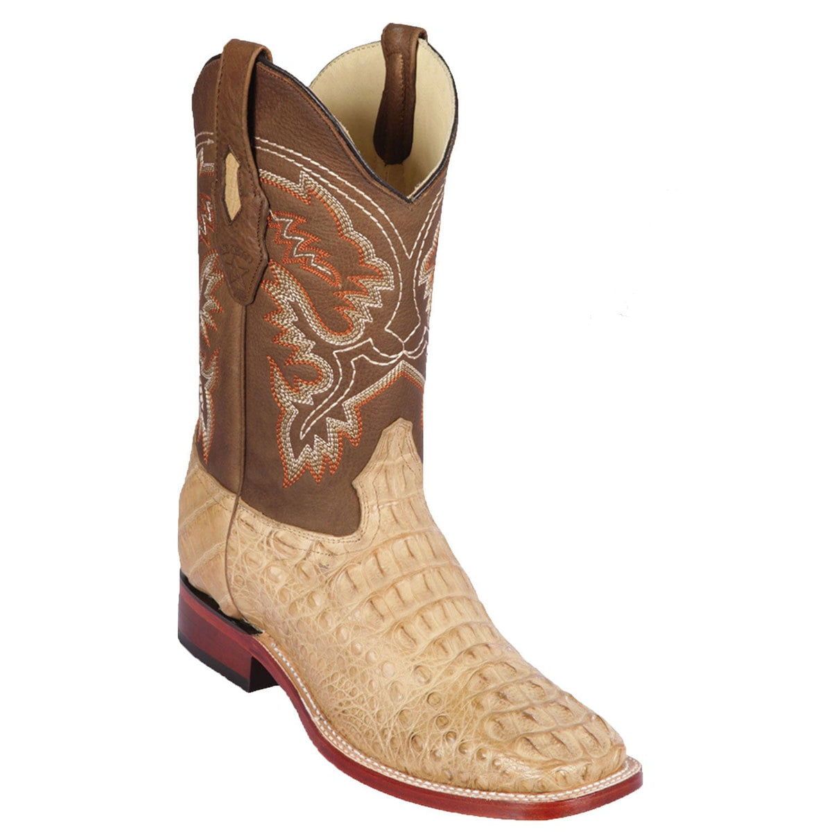 Los Altos Boots Boots Men&#39;s Los Altos Caiman Hornback Wide Square Toe Boot 822G0251