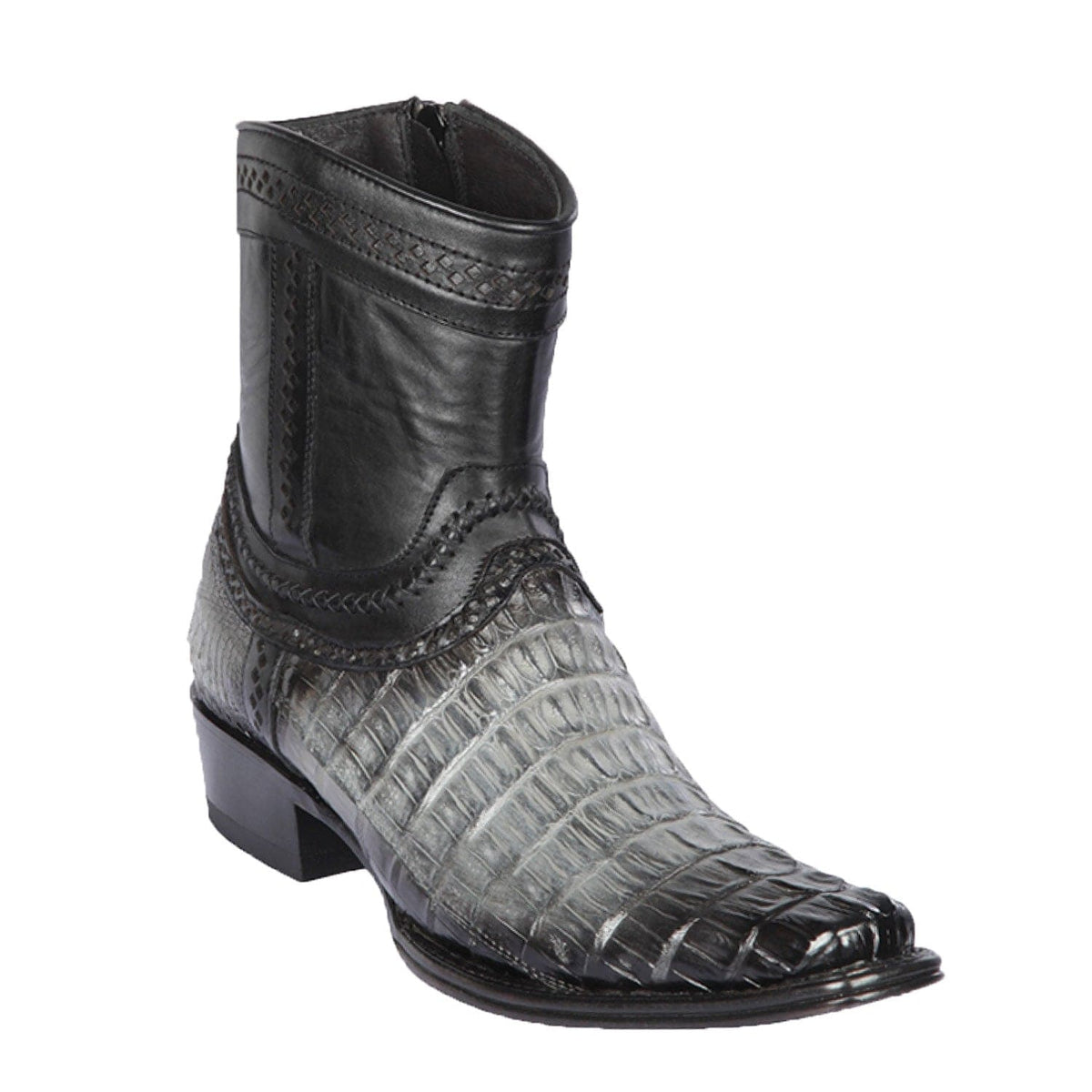 Los Altos Boots Boots Men&#39;s Los Altos Caiman Tail European Toe Short Boot 76B0138