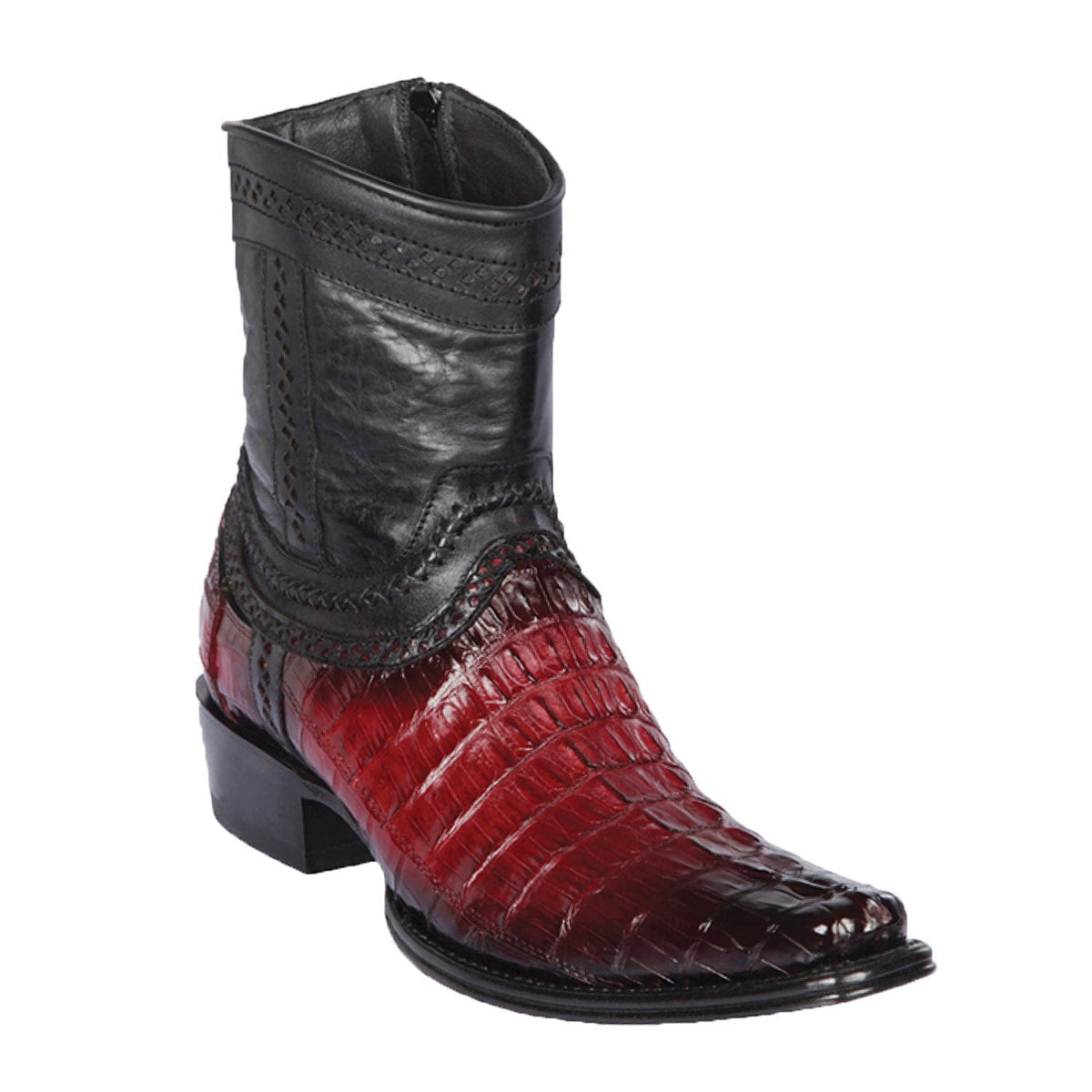 Los Altos Boots Boots Men&#39;s Los Altos Caiman Tail European Toe Short Boot 76B0143