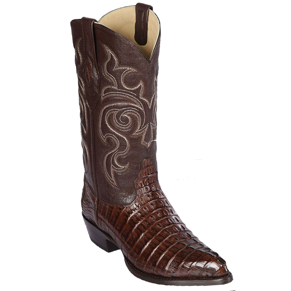 Los Altos Boots Boots Men&#39;s Los Altos Caiman Tail J Toe Boot 990107