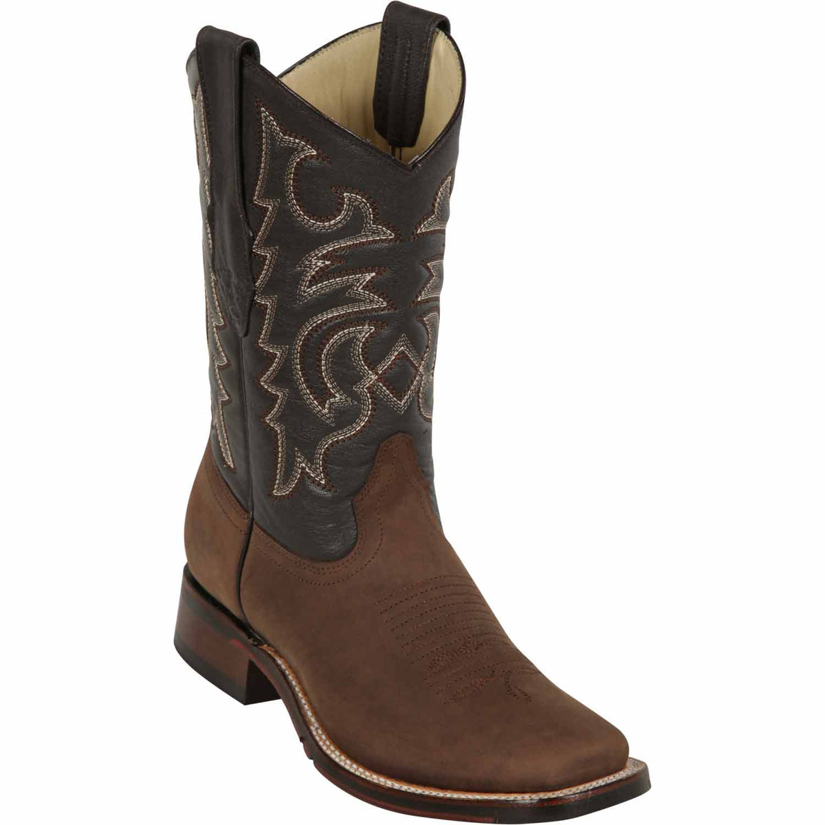 Los Altos Boots Boots Men&#39;s Los Altos Genuine Leather Wide Square Toe Boot 8266207