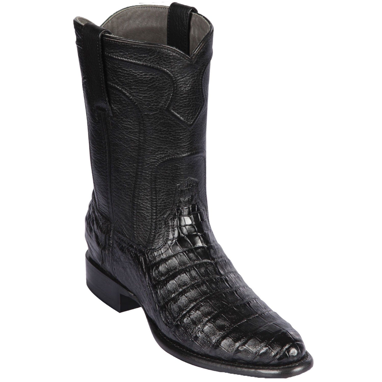 Los Altos Boots Boots 6 Men's Los Altos Original Caiman Belly Roper Toe Boots 698203