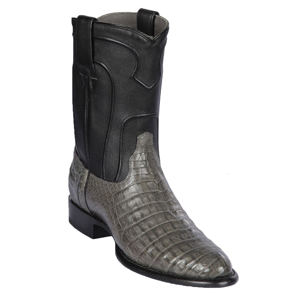 Los Altos Boots Boots Men&#39;s Los Altos Original Caiman Belly Roper Toe Boots 698209