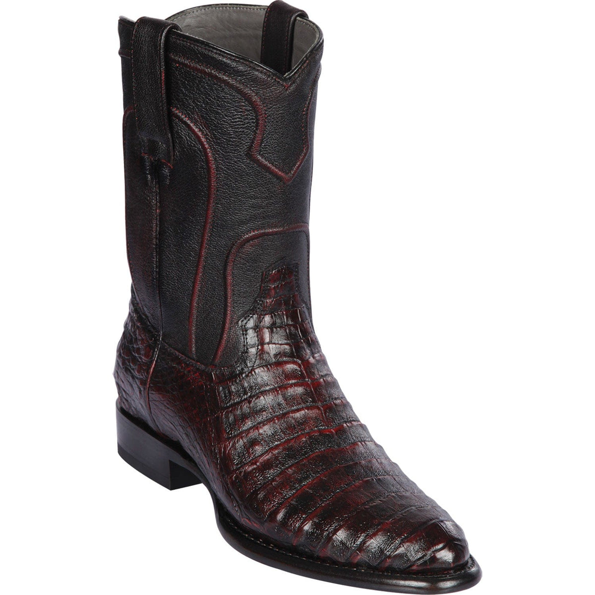 Los Altos Boots Boots Men&#39;s Los Altos Original Caiman Belly Roper Toe Boots 698218