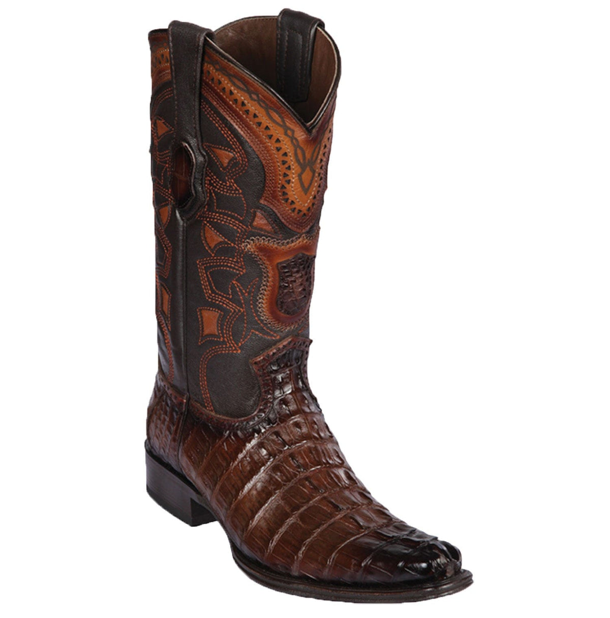 Los Altos Boots Boots Men&#39;s Los Altos Original Caiman Tail European Square Toe Boot 760116