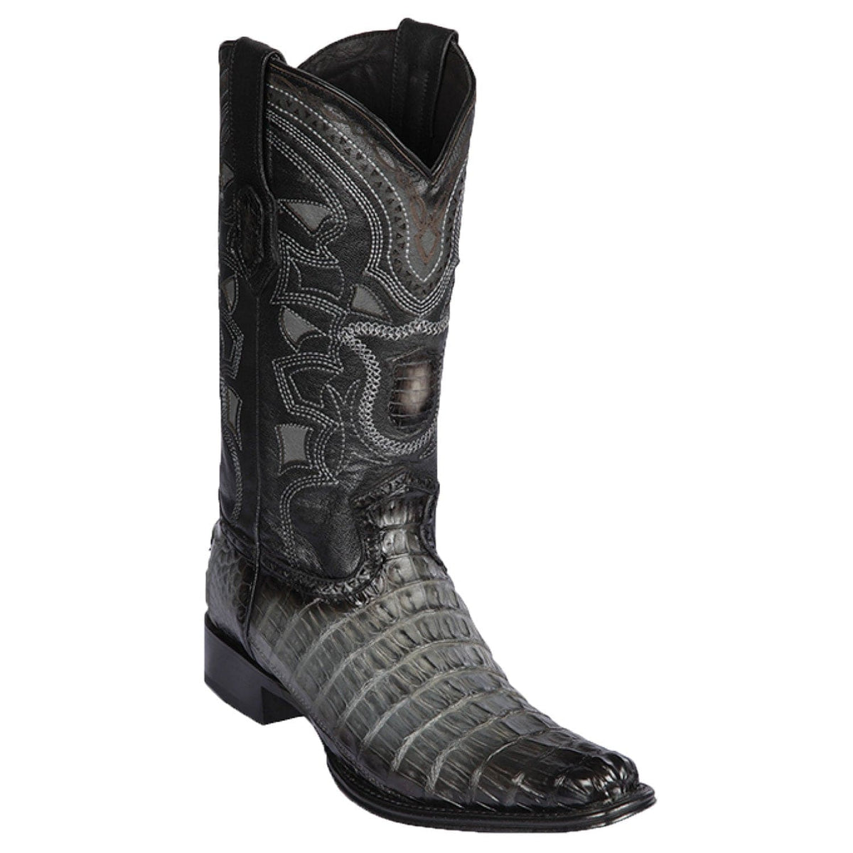 Los Altos Boots Boots Men&#39;s Los Altos Original Caiman Tail European Square Toe Boot 760138