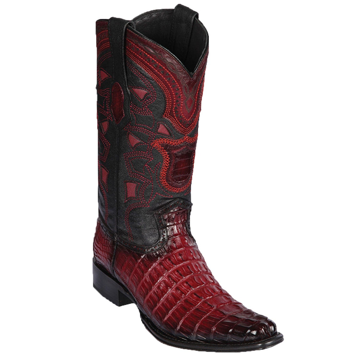 Los Altos Boots Boots Men&#39;s Los Altos Original Caiman Tail European Square Toe Boot 760143