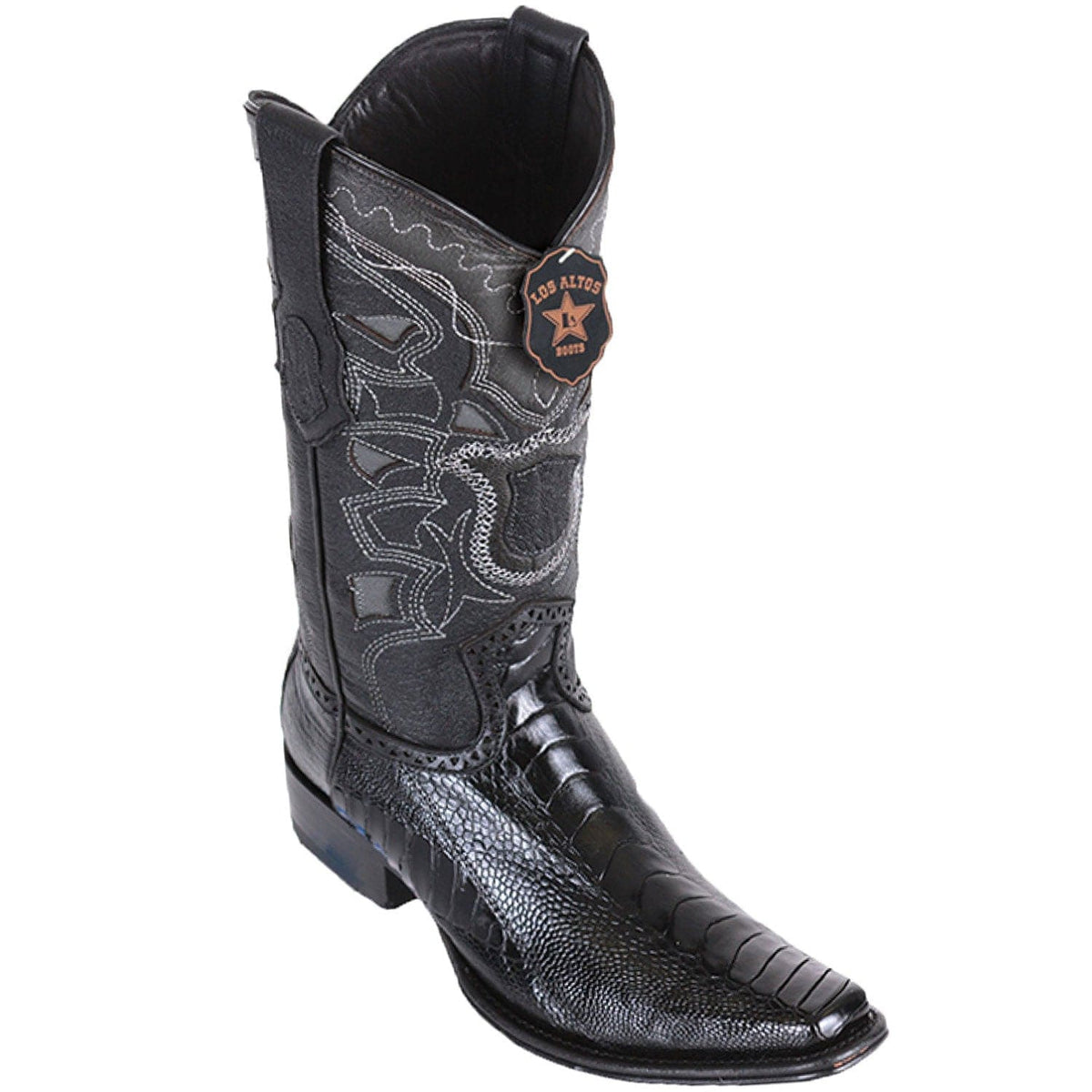 Los Altos Boots Boots Men&#39;s Los Altos Original Ostrich Leg European Square Toe Boot 760505