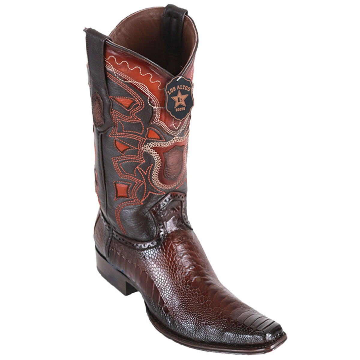 Los Altos Boots Boots Men&#39;s Los Altos Original Ostrich Leg European Square Toe Boot 760516