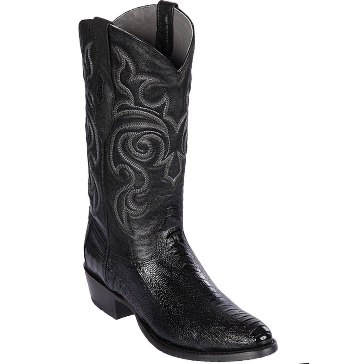 Los Altos Boots Boots Men&#39;s Los Altos Original Ostrich Leg Round Toe Boot 650505