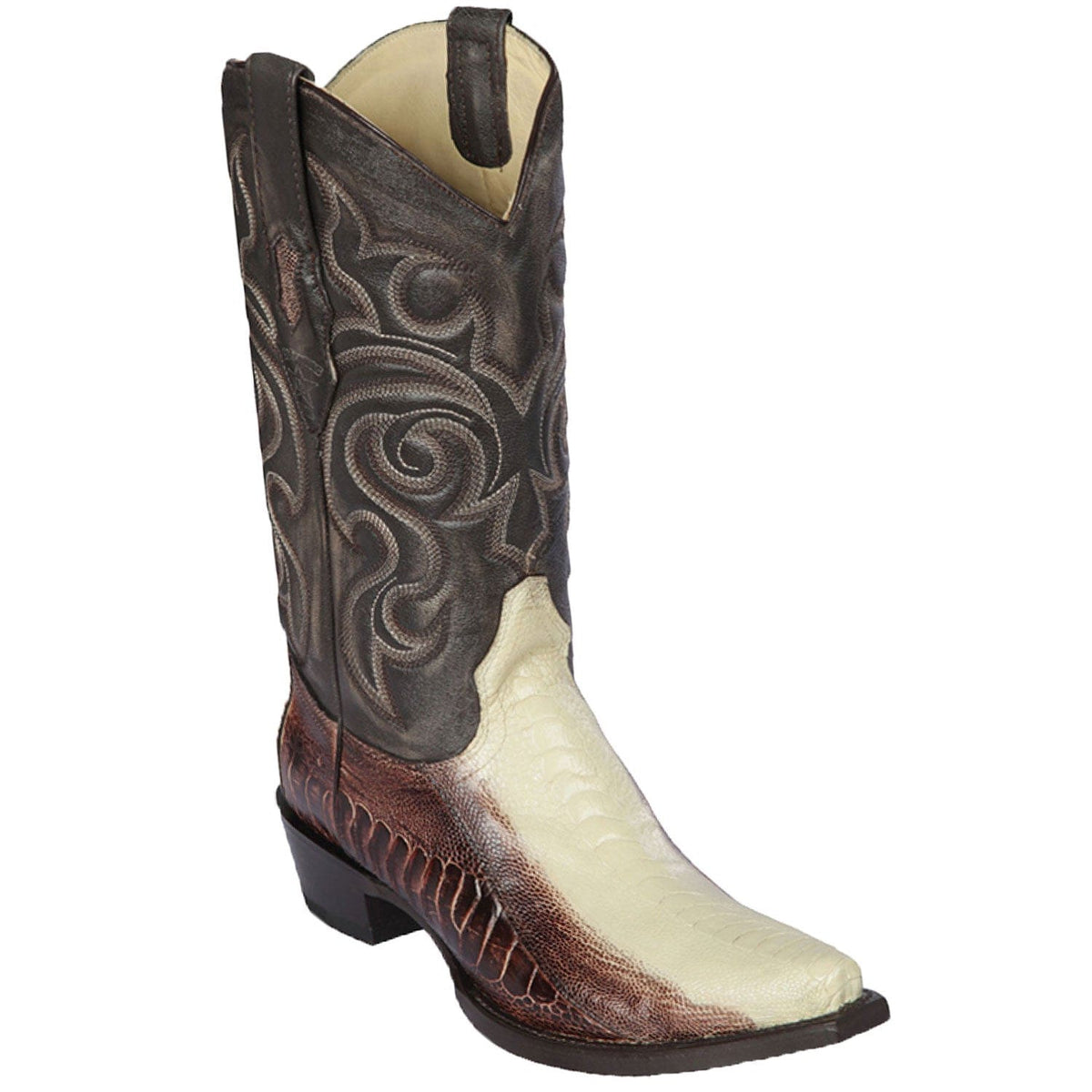 Los Altos Boots Boots Men&#39;s Los Altos Original Ostrich Leg Snip Toe Boot 940577