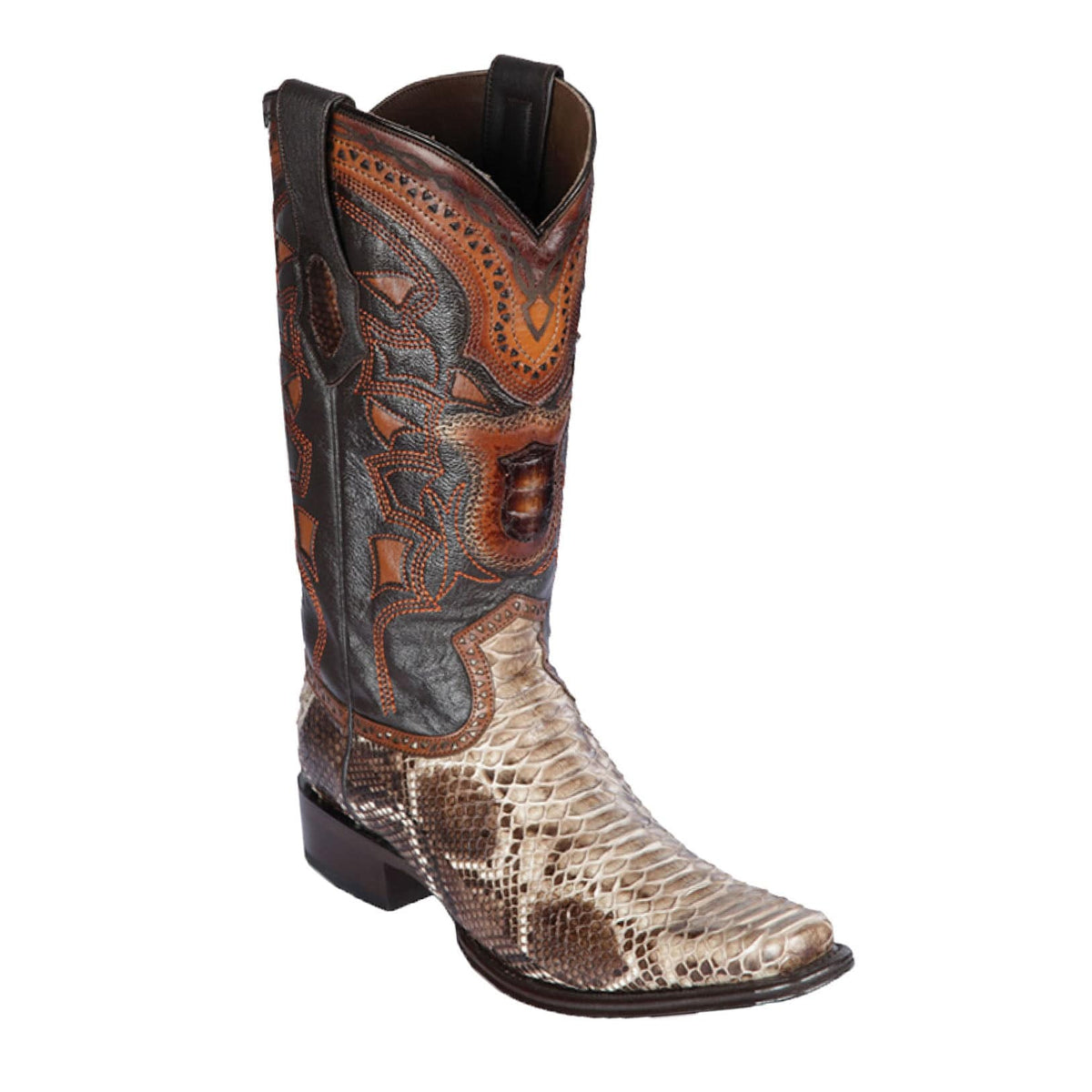 Los Altos Boots Boots Men&#39;s Los Altos Original Python European Square Toe Boot 765785