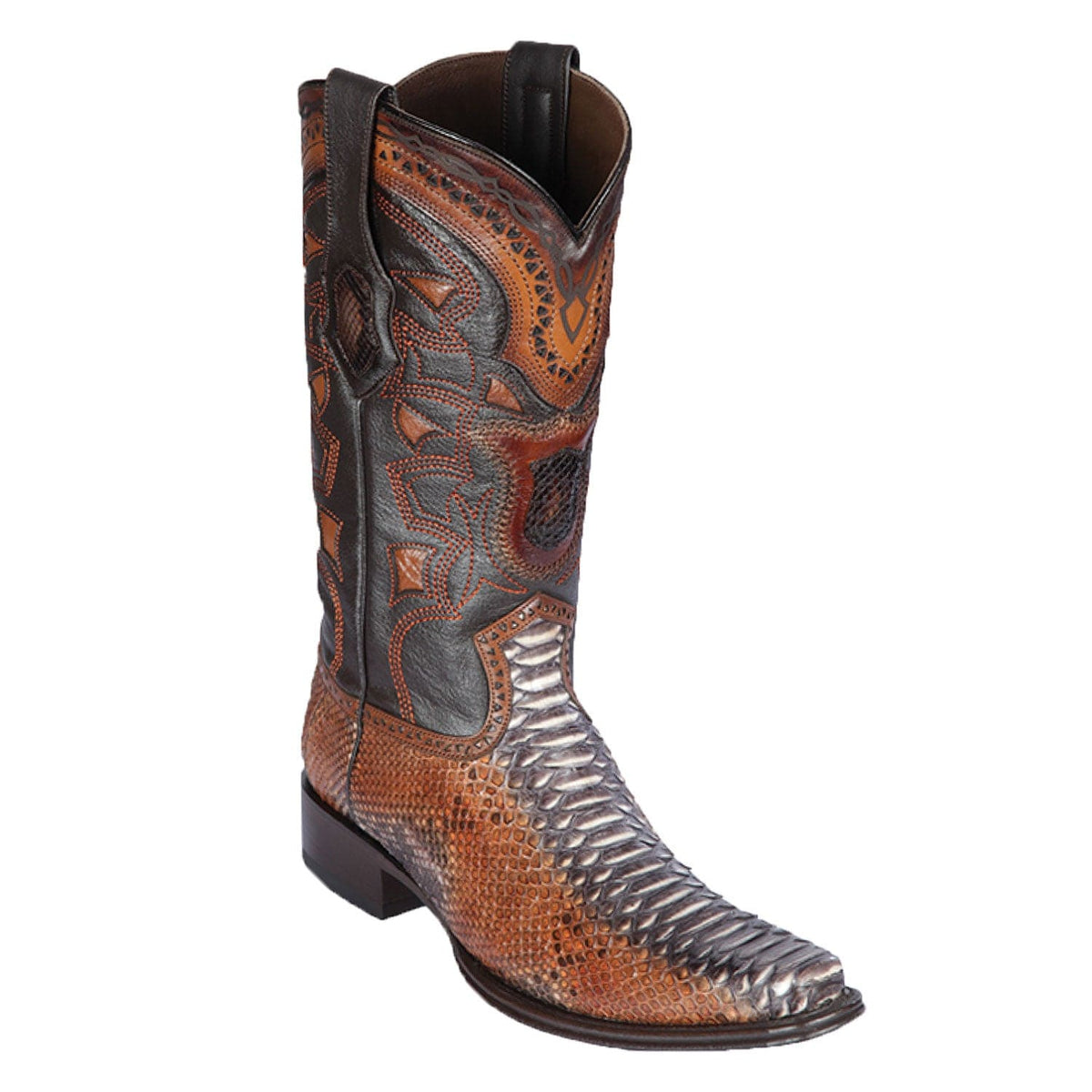 Los Altos Boots Boots Men&#39;s Los Altos Original Python European Square Toe Boot 765788