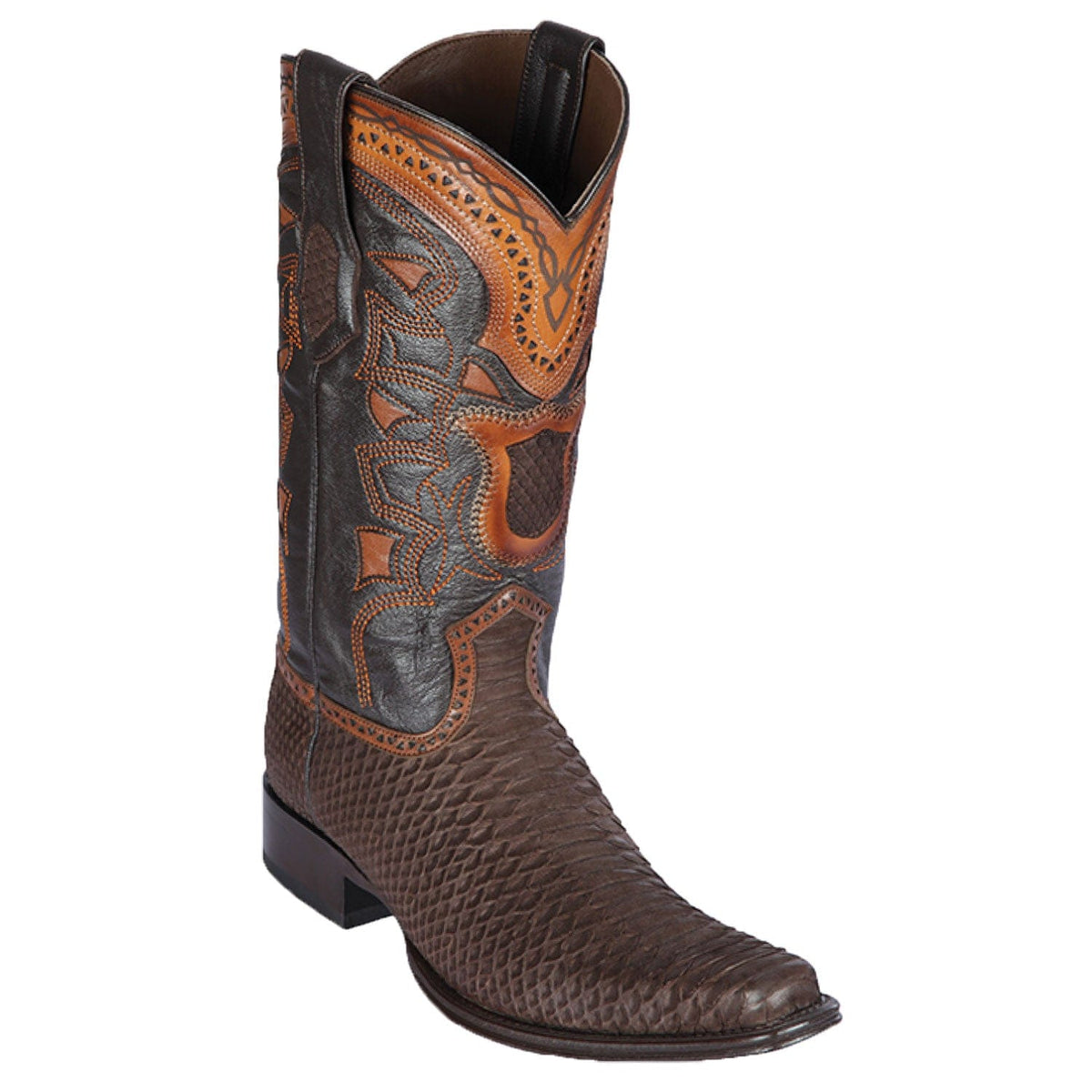 Los Altos Boots Boots Men&#39;s Los Altos Original Python European Square Toe Boot 76N5707