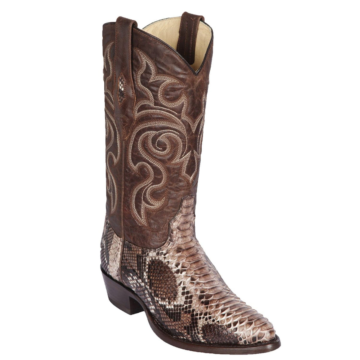 Los Altos Boots Boots Men&#39;s Los Altos Python Medium Round Toe Boot 605785