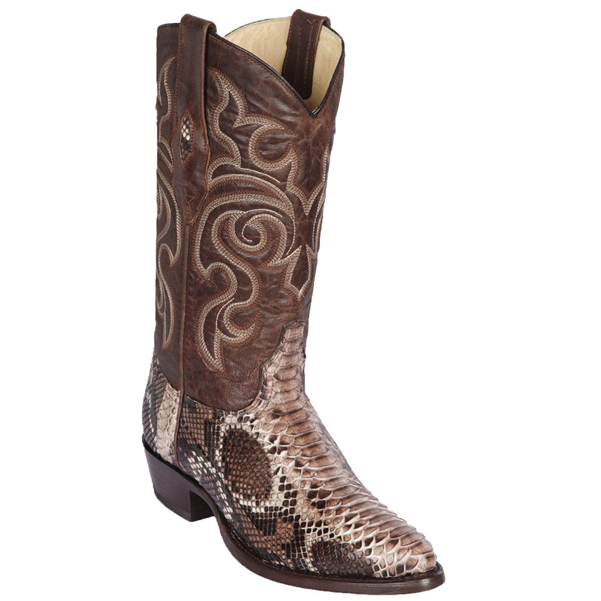 Los Altos Boots Boots Men&#39;s Los Altos Python Round Toe Boot 655785