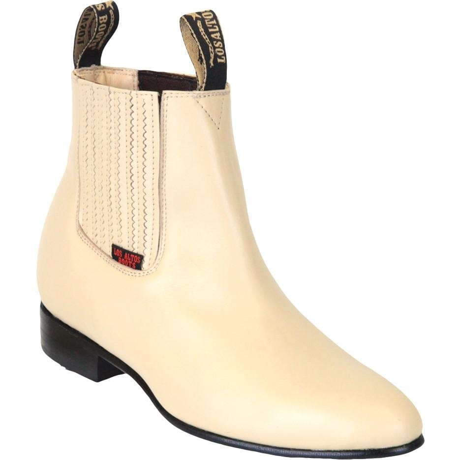 Los Altos Boots Boots Sand / 6 Los Altos Deer Skin Ankle Boots LAB-6151-B