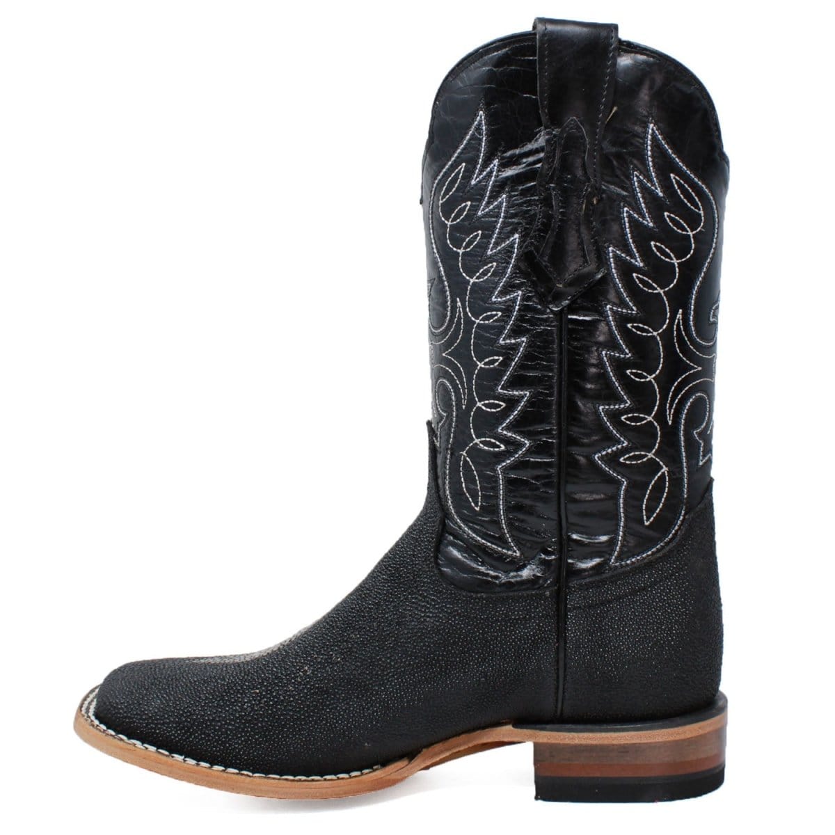 Quincy Boots Boots Men&#39;s Quincy Single Pearl Stingray Print Rodeo Square Toe Boots Q8221205