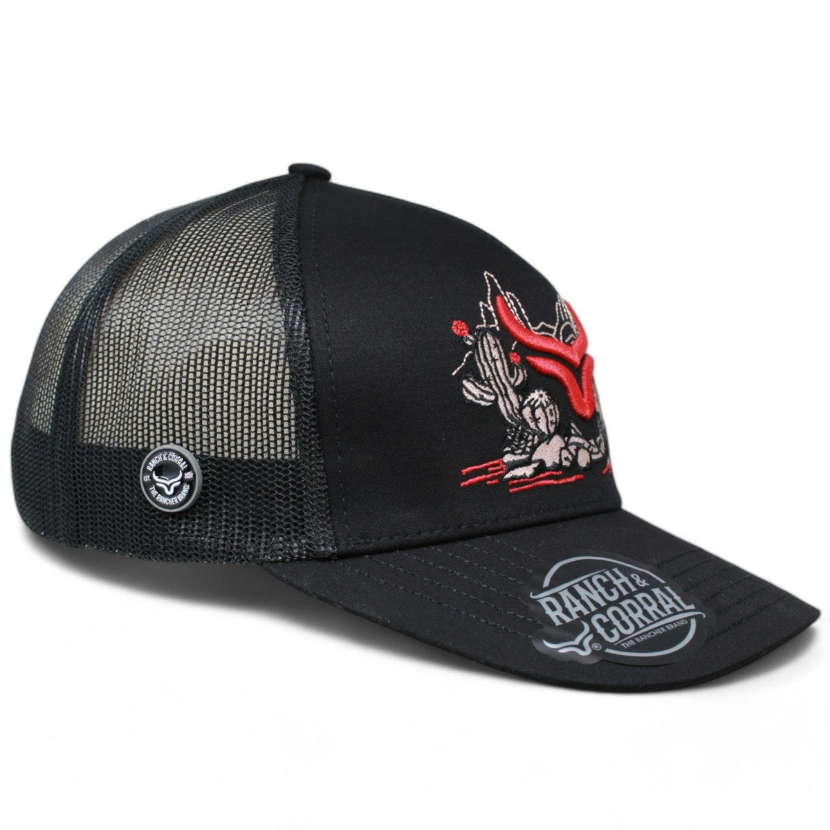 Ranch &amp; Corral Hats Black Ranch &amp; Corral Trucker Hat Black Desert