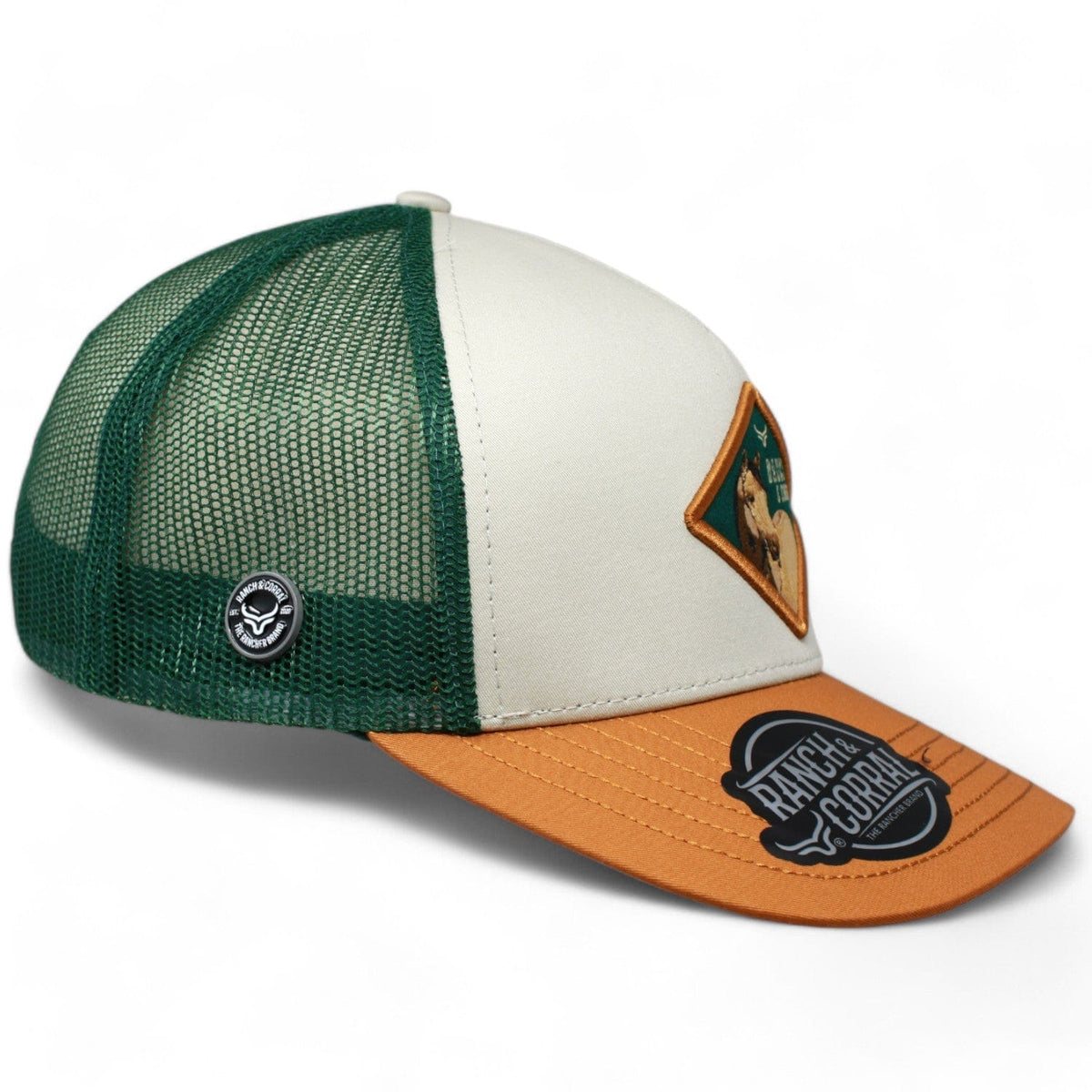 Ranch &amp; Corral Hats Ranch &amp; Corral Trucker Hat Green Horse