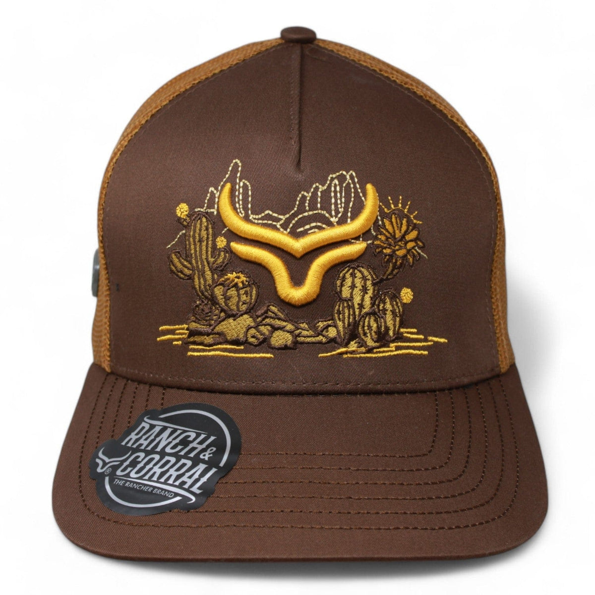 Ranch &amp; Corral Hats Ranch &amp; Corral Trucker Hat Yellow Desert