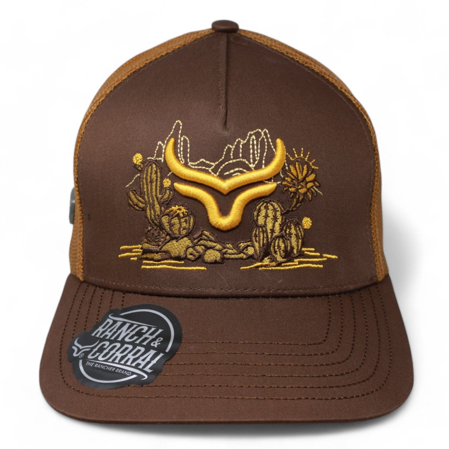 Ranch & Corral Hats Ranch & Corral Trucker Hat Yellow Desert