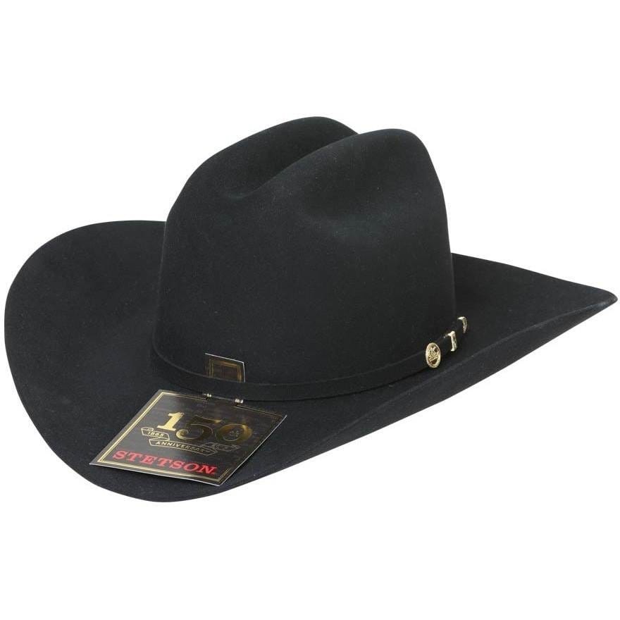 Stetson Hats Black / 6 5/8 Stetson El Presidente 100X Premier Cowboy Hat Black SFPRES-4840-07