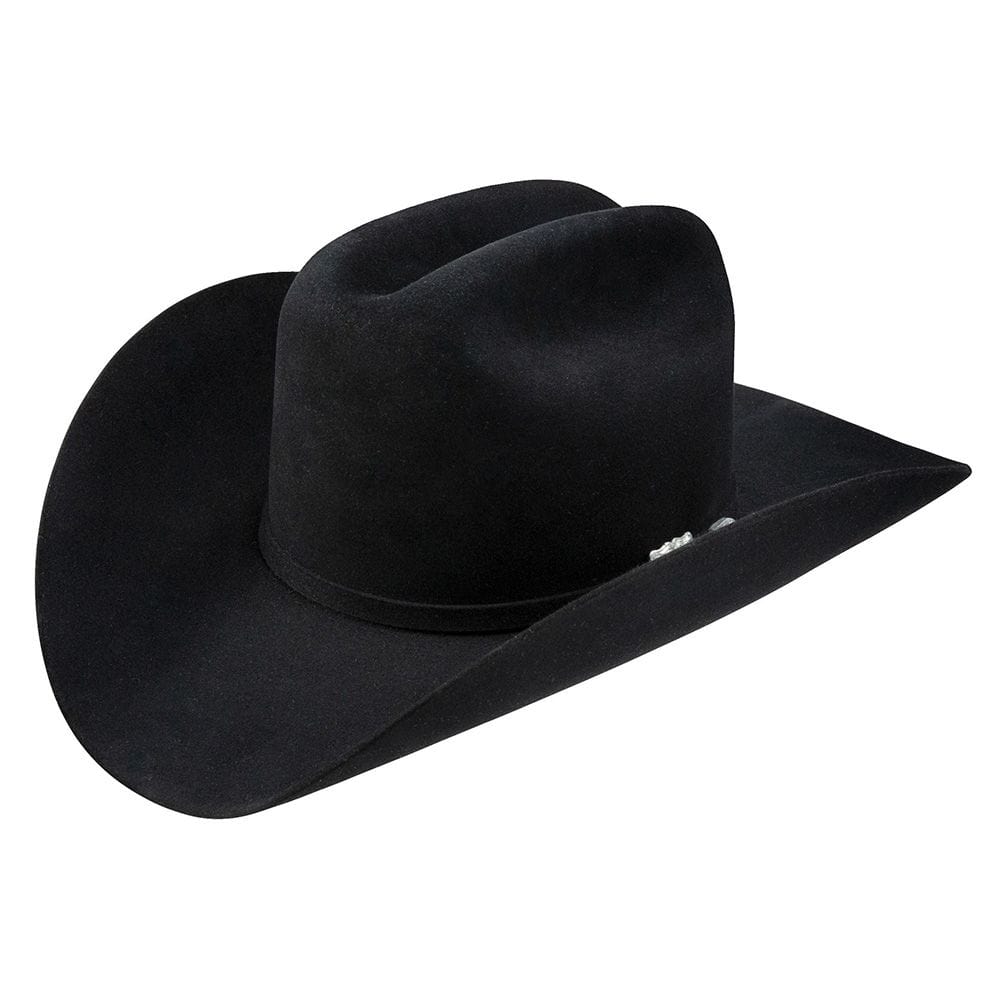 Stetson Hats Silver / 6 3/4 Stetson El Amo 500X Premier Cowboy Hat Black