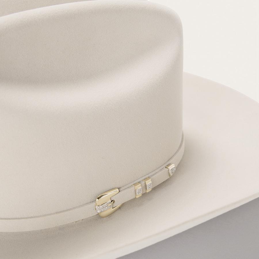 Stetson Hats Stetson Diamante 1000X Premier Cowboy Hat - Silverbelly