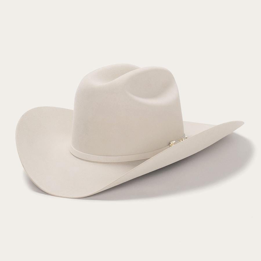 Stetson Hats Stetson Diamante 1000X Premier Cowboy Hat - Silverbelly