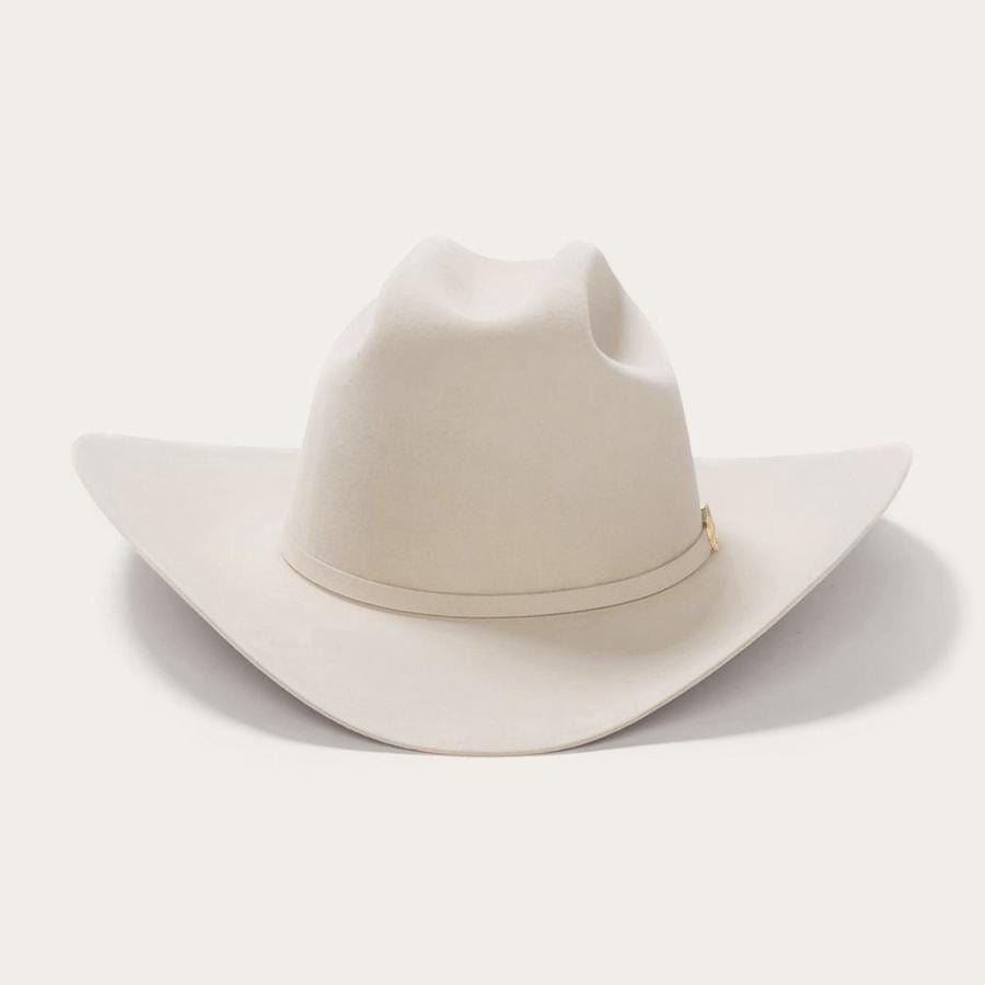 Stetson Hats Stetson Diamante 1000X Premier Cowboy Hat - Silverbelly