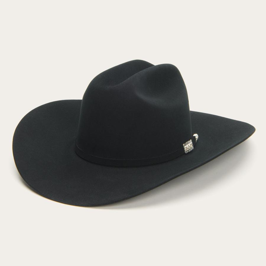 Stetson Hats Stetson El Amo 500X Premier Cowboy Hat Black