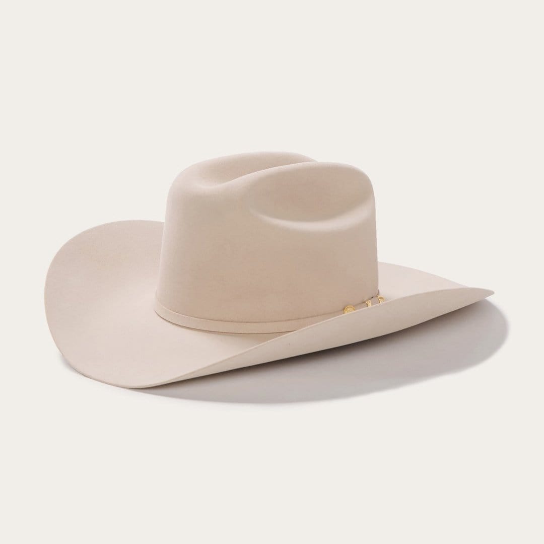 Stetson Hats Stetson El Presidente 100X Premier Cowboy Hat Silverbelly SFPRES-4840-61