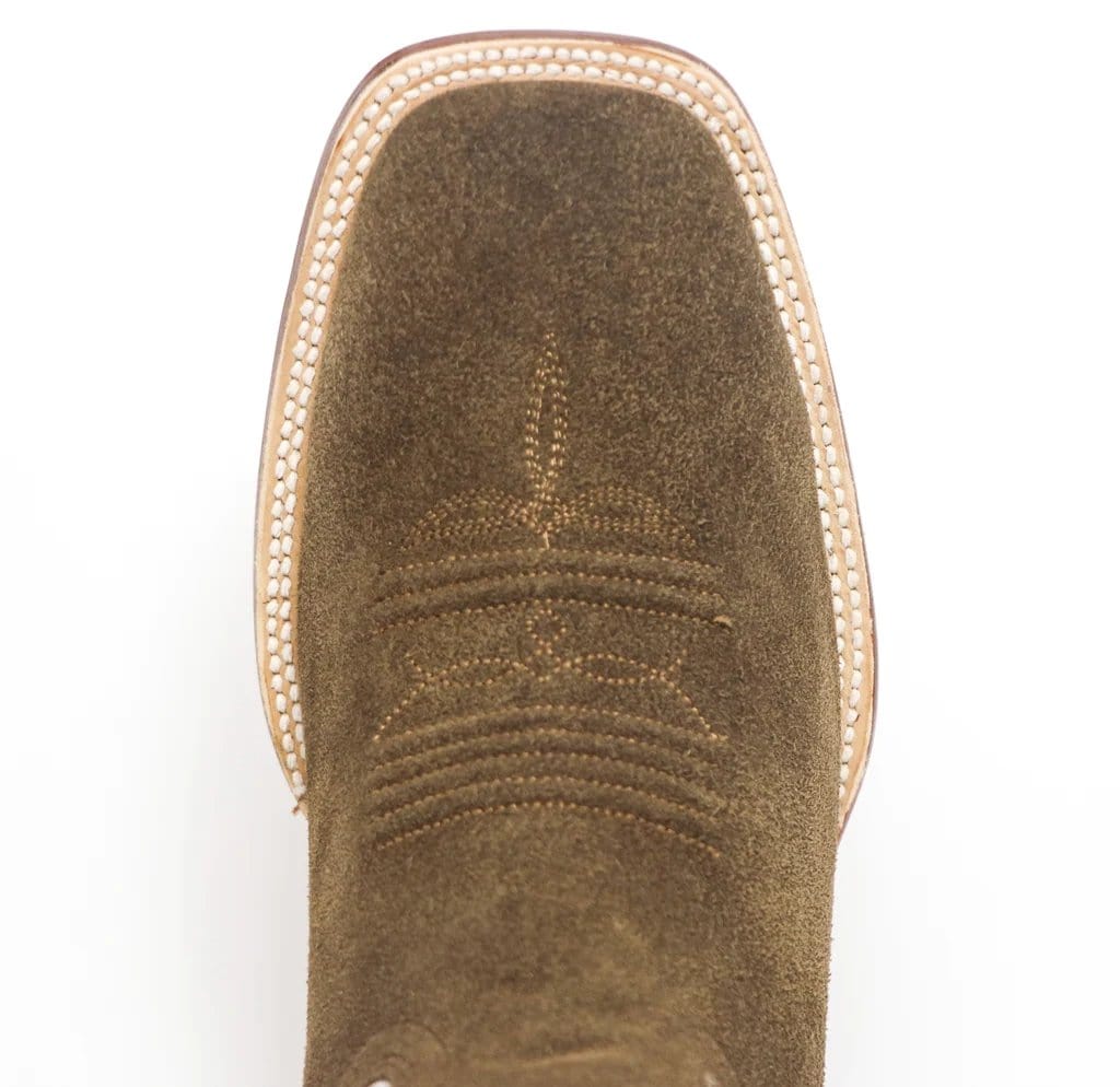 Tanner Mark Boots Boots 6.5 Tanner Mark Men&#39;s Casper Square Toe Leather Boots Rustic Brown TM205545