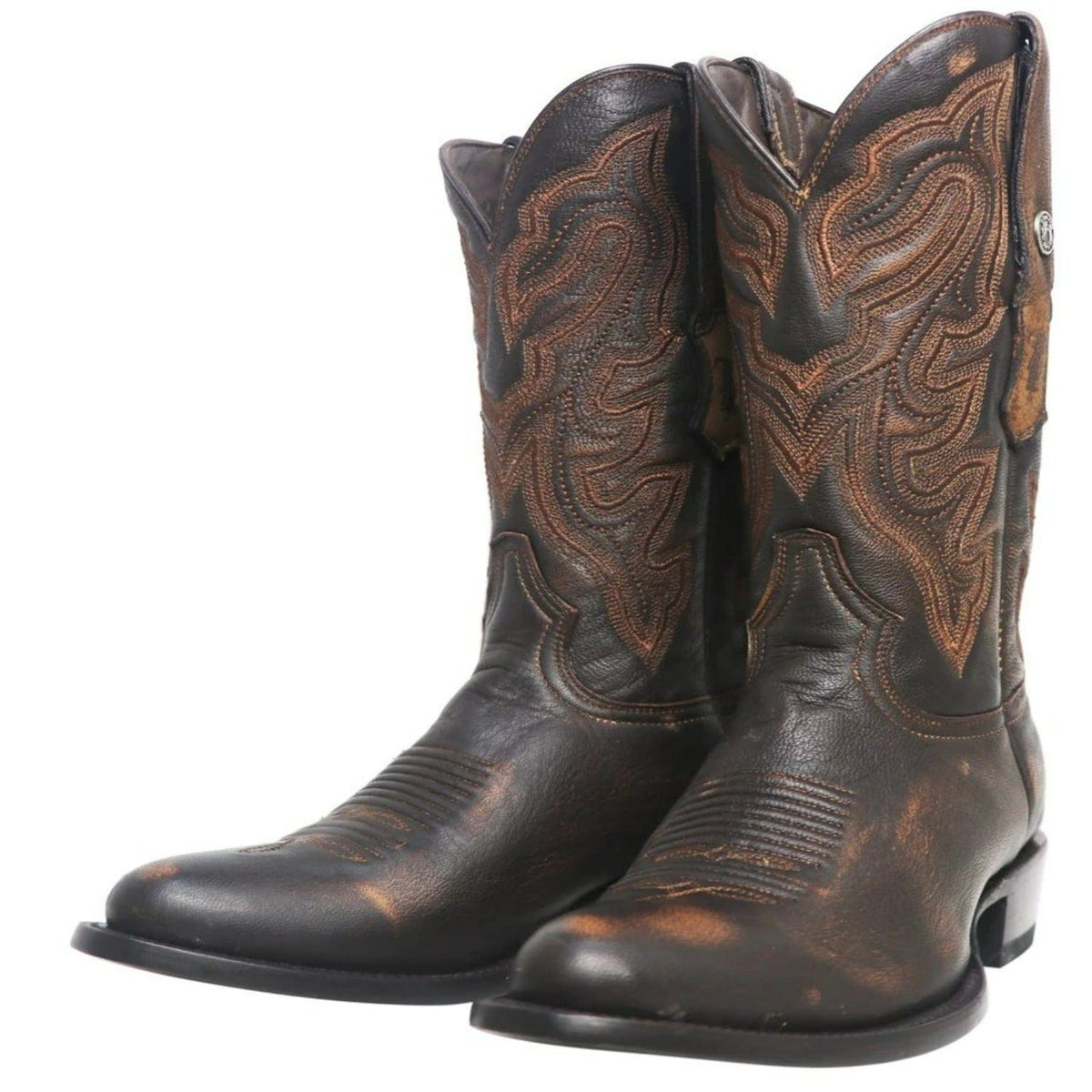 Tanner Mark Boots Boots Tanner Mark Men&#39;s The Gibson J-Toe Leather Boots Kabul Brown TM201274