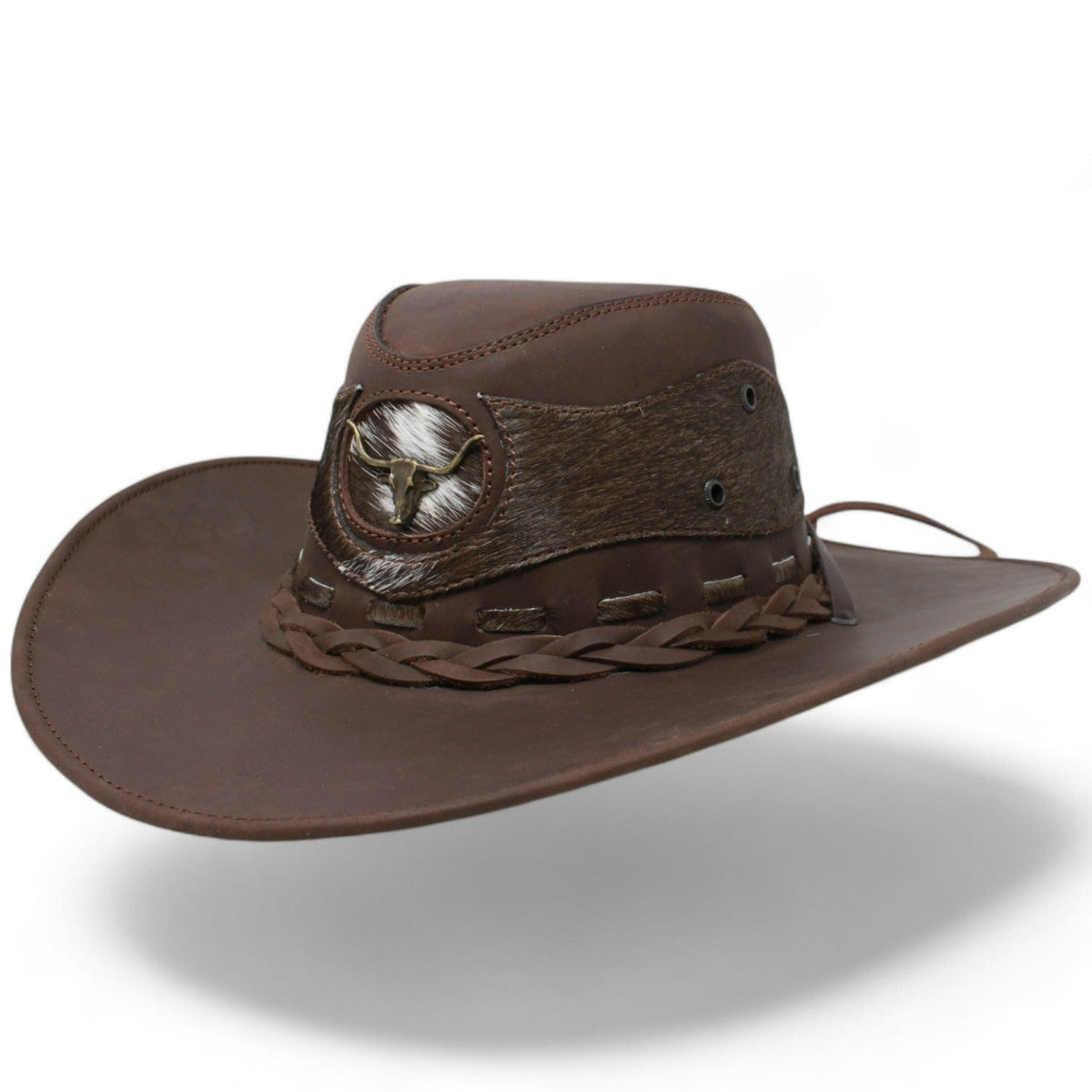 Tombstone Hats Genuine Leather and Cow Hair Cowboy Hat TOM-7104