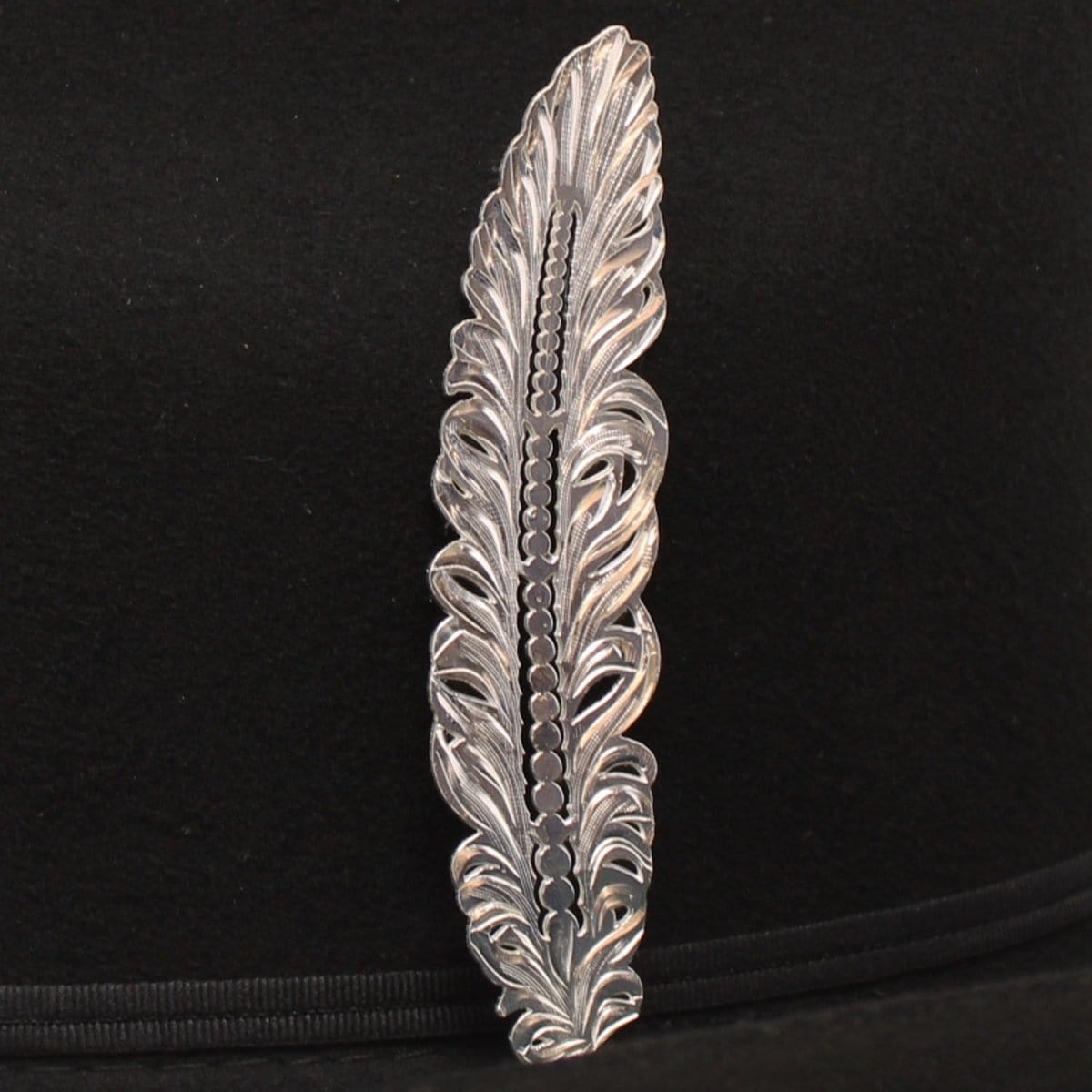 Tombstone Hats Gold and silver Metal (Alpaca) Feather for Straw or Felt Cowboy Hat