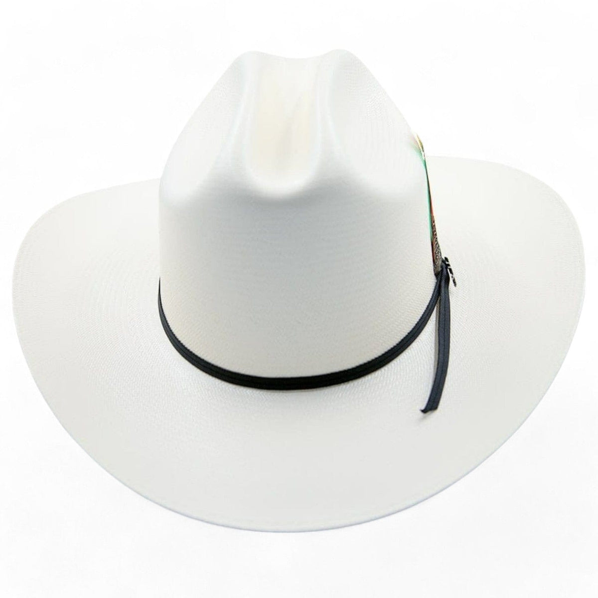 Tombstone Hats Tombstone 100X Sinaloa Cowboy Hat with Feathers 3 1/2&quot; TOM-3904