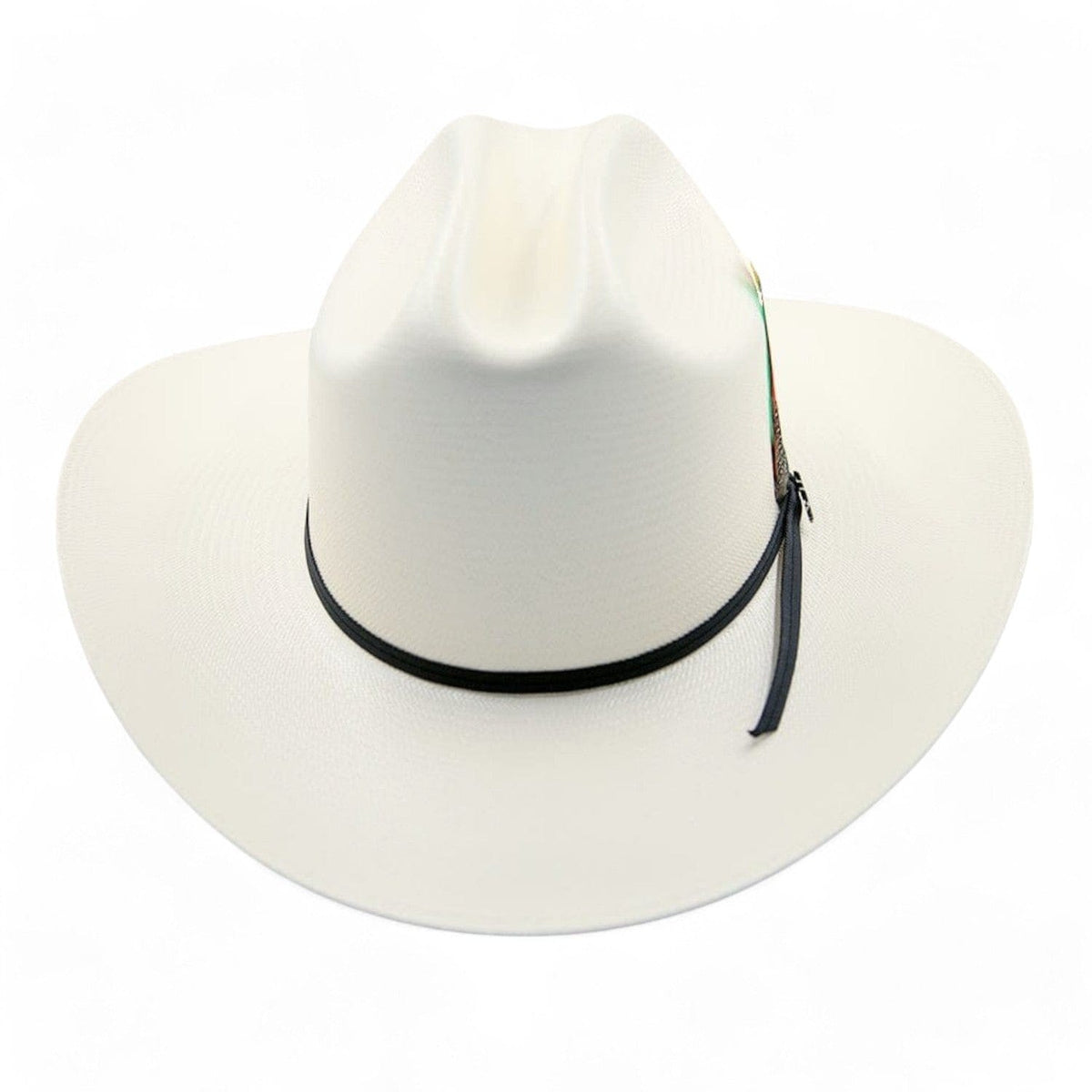 Tombstone Hats Tombstone 100X Sinaloa Cowboy Hat with Feathers 3&quot; TOM-3905