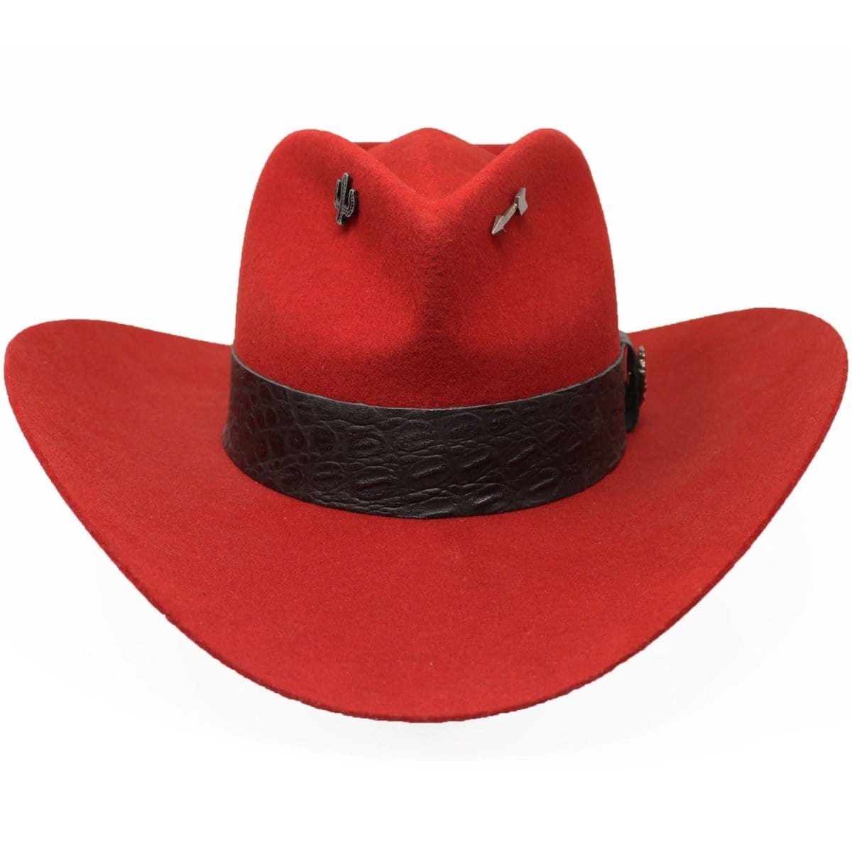 Tombstone Texana para Mujer Texana Sombrero Vaquero Unisex 100X Color Rojo