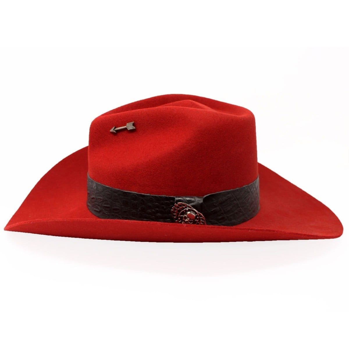 Tombstone Texana para Mujer Texana Sombrero Vaquero Unisex 100X Color Rojo