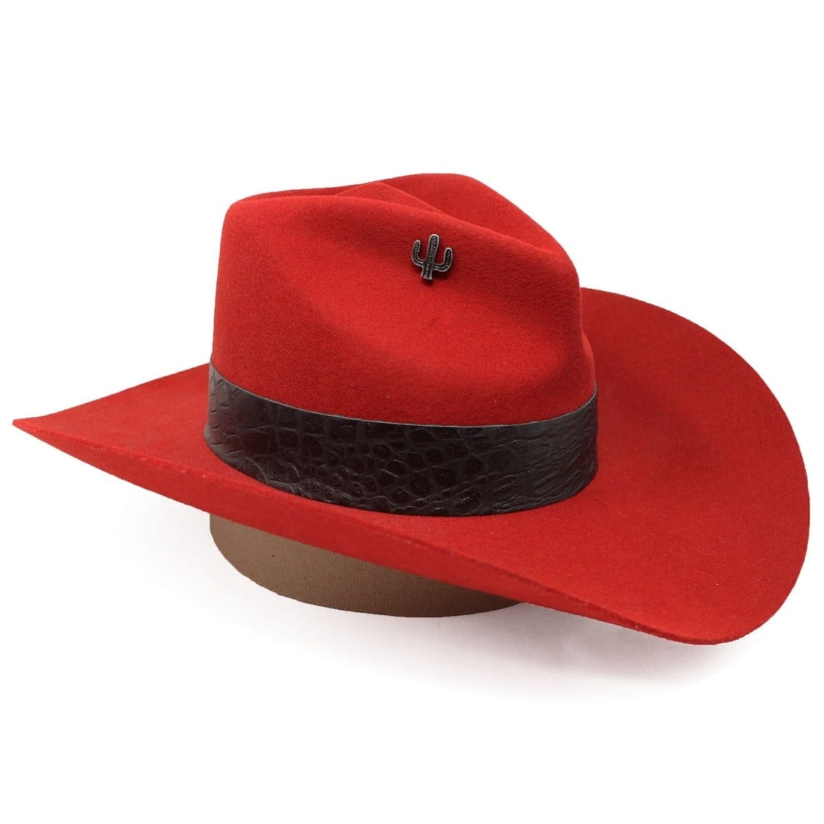 Tombstone Texana para Mujer Texana Sombrero Vaquero Unisex 100X Color Rojo