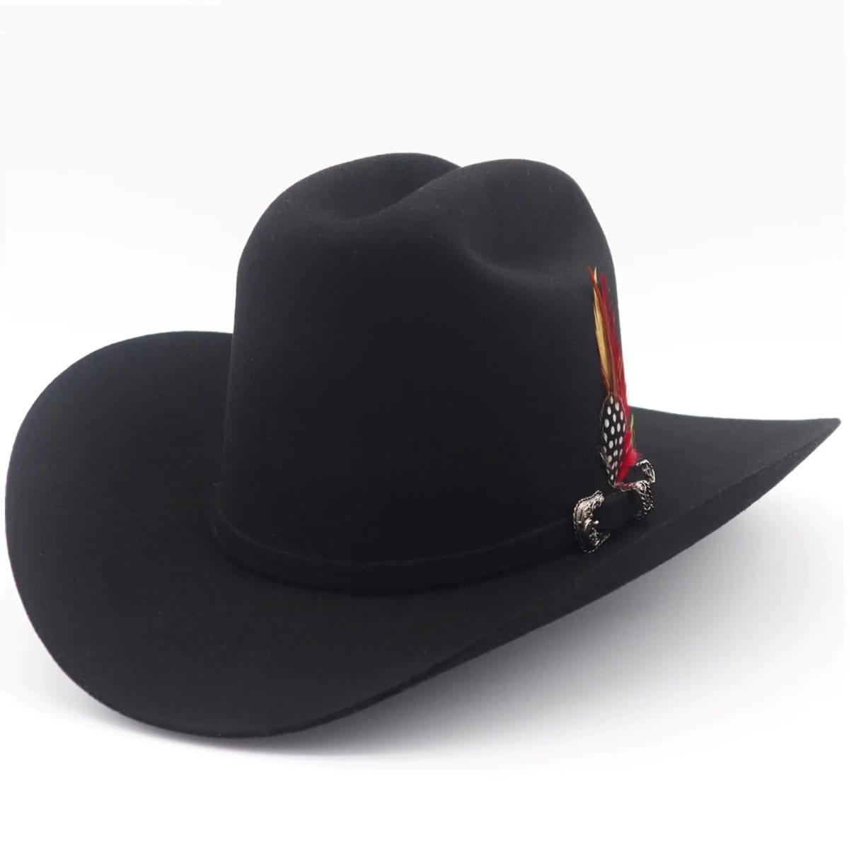 Tombstone Texanas Texana Los Dos Carnales 100X Copa Alta Color Negro Stone Hats