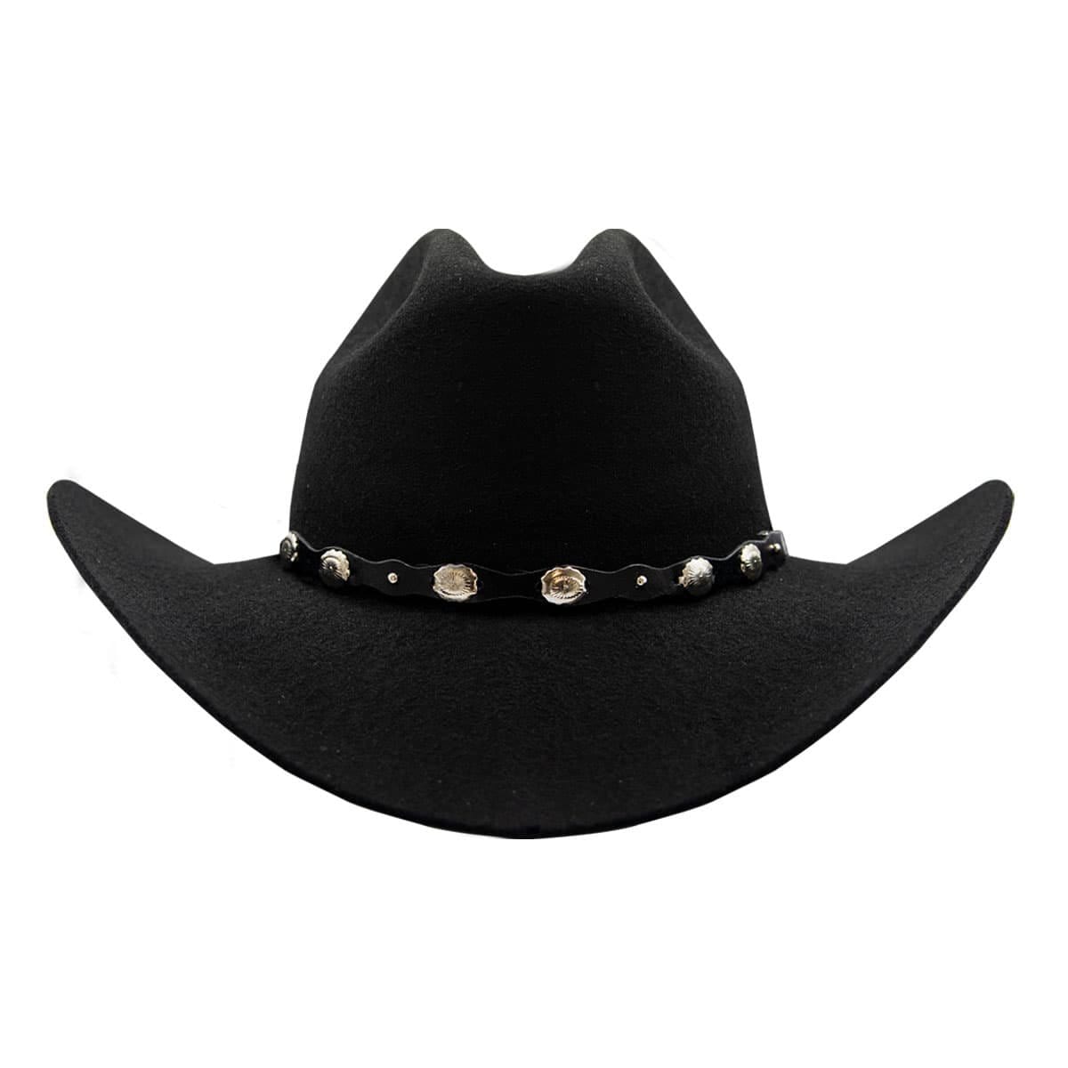 Tombstone Hats Tombstone 20X Cowboy Felt Hat Low Crown Black TOM-4201