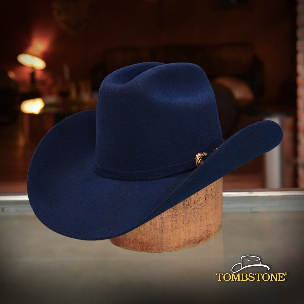 Tombstone Texanas Texana Tombstone Los Dos Carnales 20X Copa Alta Color Navy