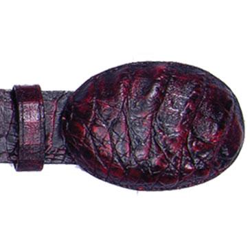 Wild West Boots Belts Men&#39;s Wild West Caiman Belly Skin Cowboy Belt 2C118218