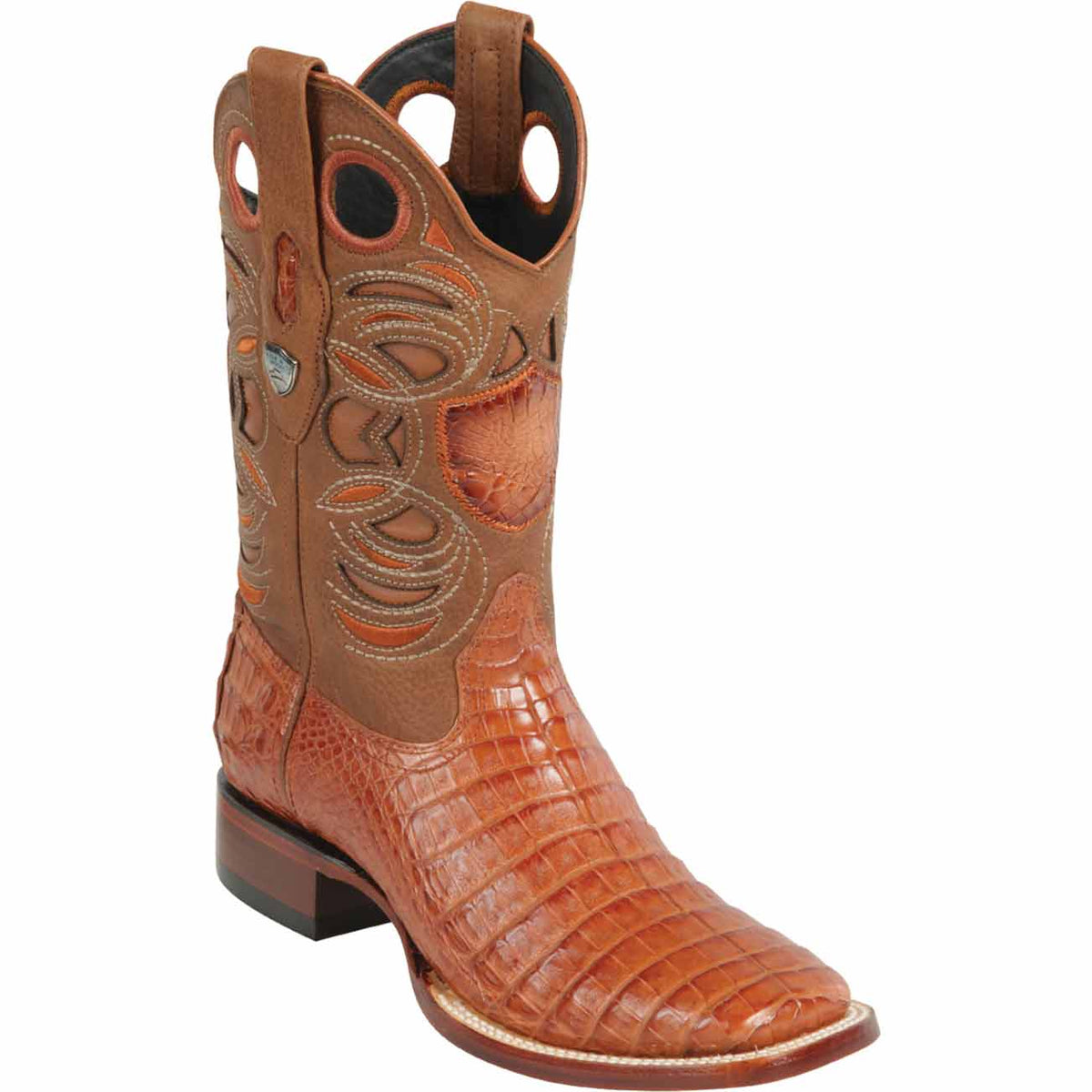 Wild West Boots Boots 6 Men&#39;s Wild West Caiman Belly Ranch Toe Boot 28248203