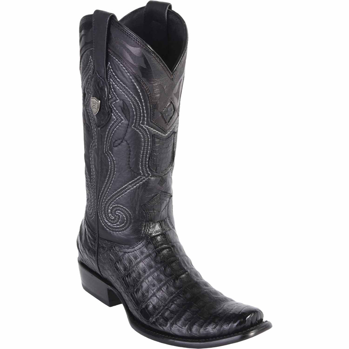 Wild West Boots Boots 6 Men&#39;s Wild West Caiman Belly Skin Dubai Toe Boot 2798205