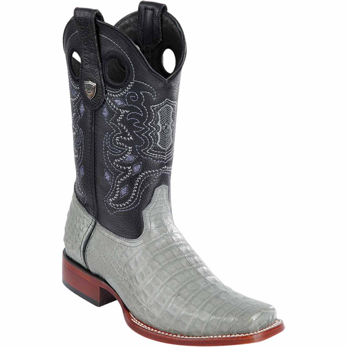 Wild West Boots Boots 6 Men&#39;s Wild West Caiman Belly Skin Rodeo Toe Boot 28188209